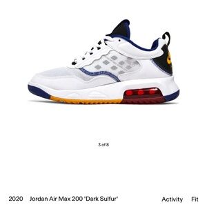 Nike Jordan Max 200 Olympic 2020 Sneakers in White Multi Size 9.5 Men